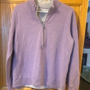 Tommy Bahama Men's Lavender Zip-Up Sweater